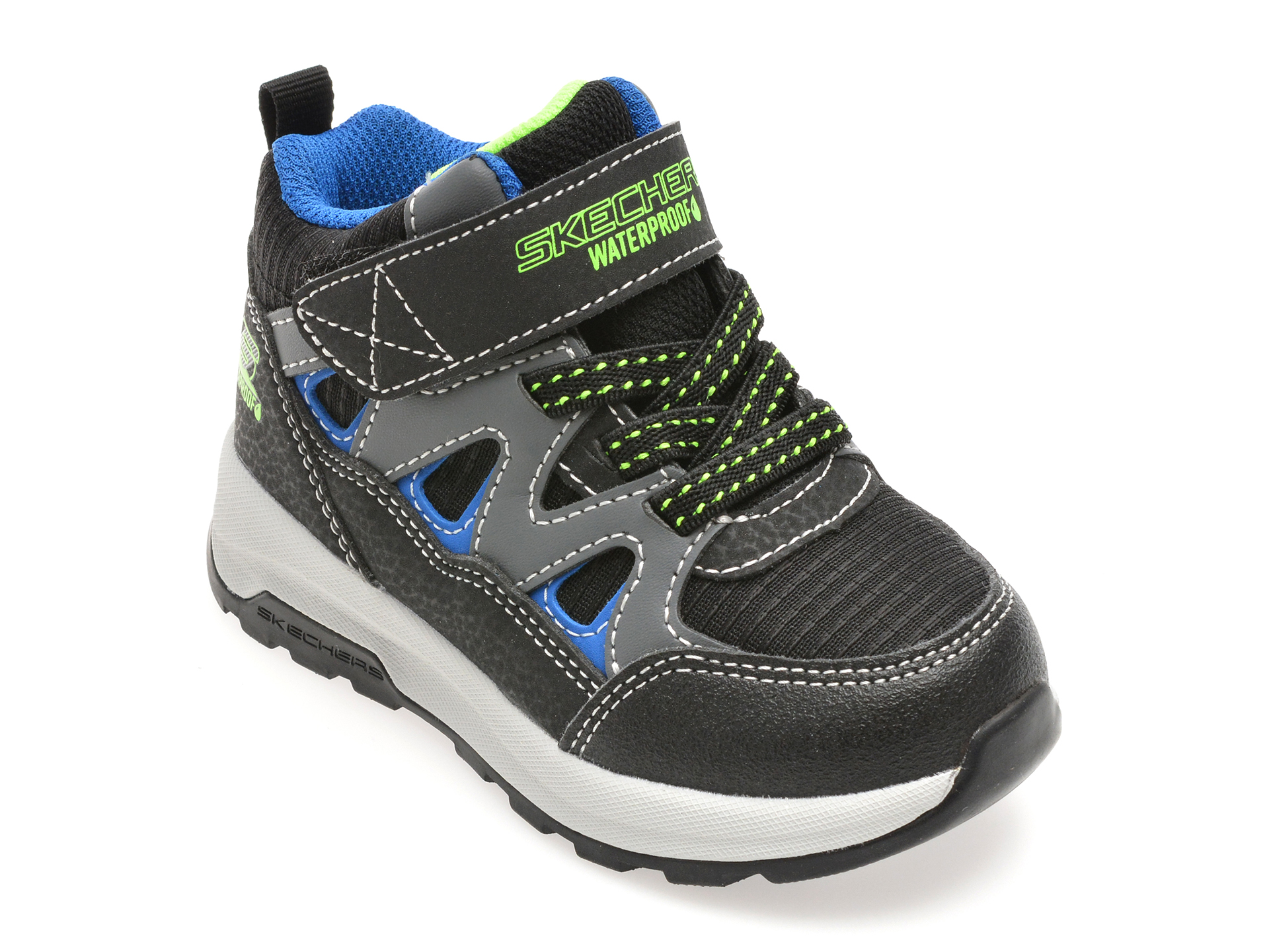 Reducere 60% - Ghete SKECHERS negre, STORM BLAZER, din material textil 1 Ghete SKECHERS negre