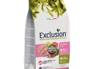 EXCLUSION Mediterraneo Monoprotein Formula Puppy Large Breed