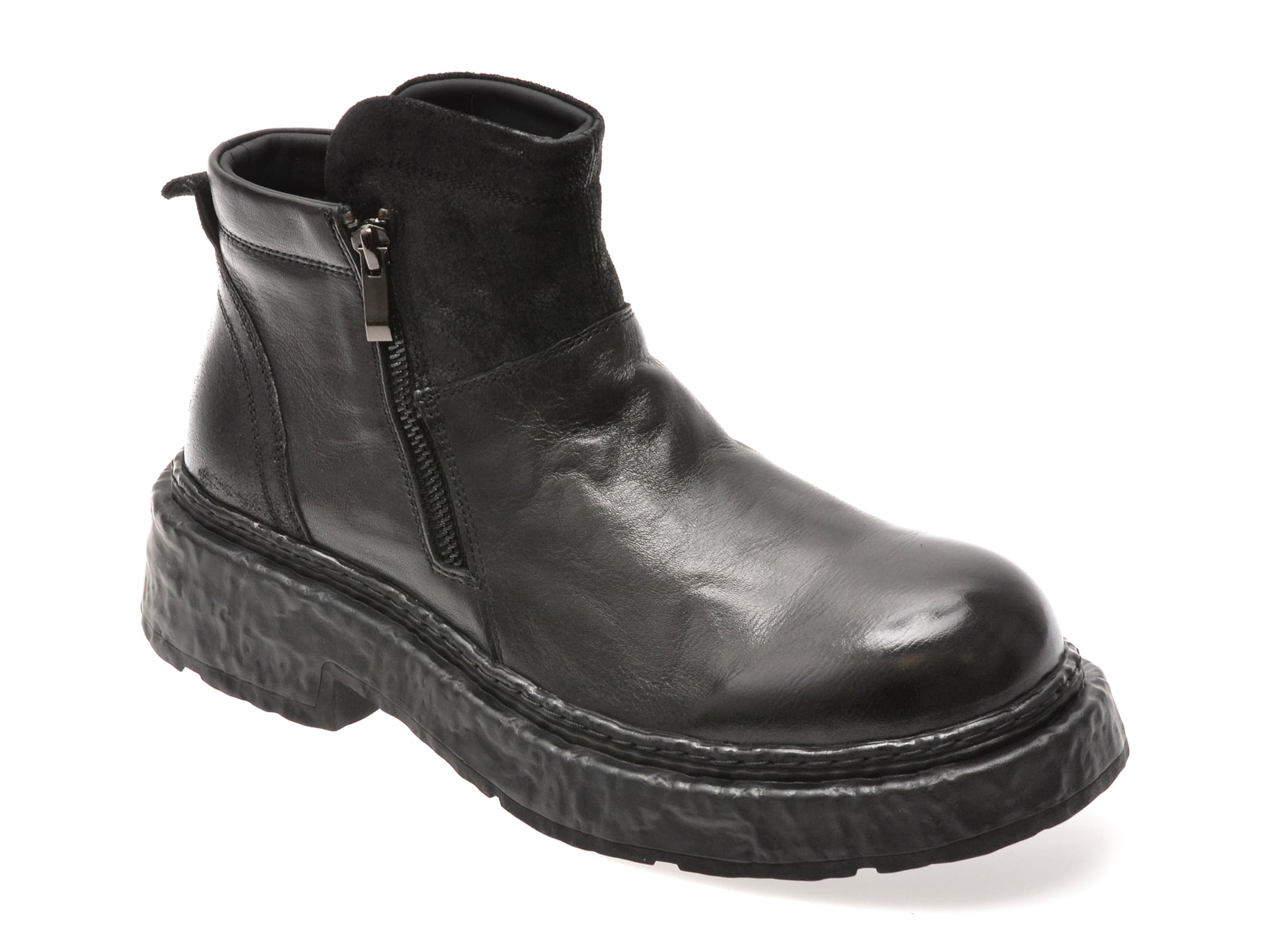 Reducere 65% - Ghete GRYXX negre, G7112, din piele naturala 1 Ghete GRYXX negre