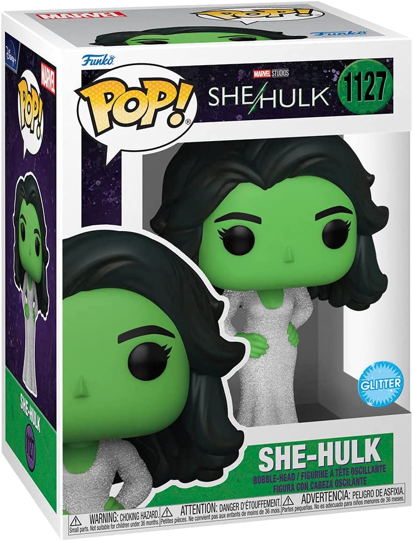 Reducere 50% - Figurina - Marvel - She-Hulk - Glitter Dress | Funko 2 Reducere 50% - Figurina - Marvel - She-Hulk - Glitter Dress | Funko - imagine 2