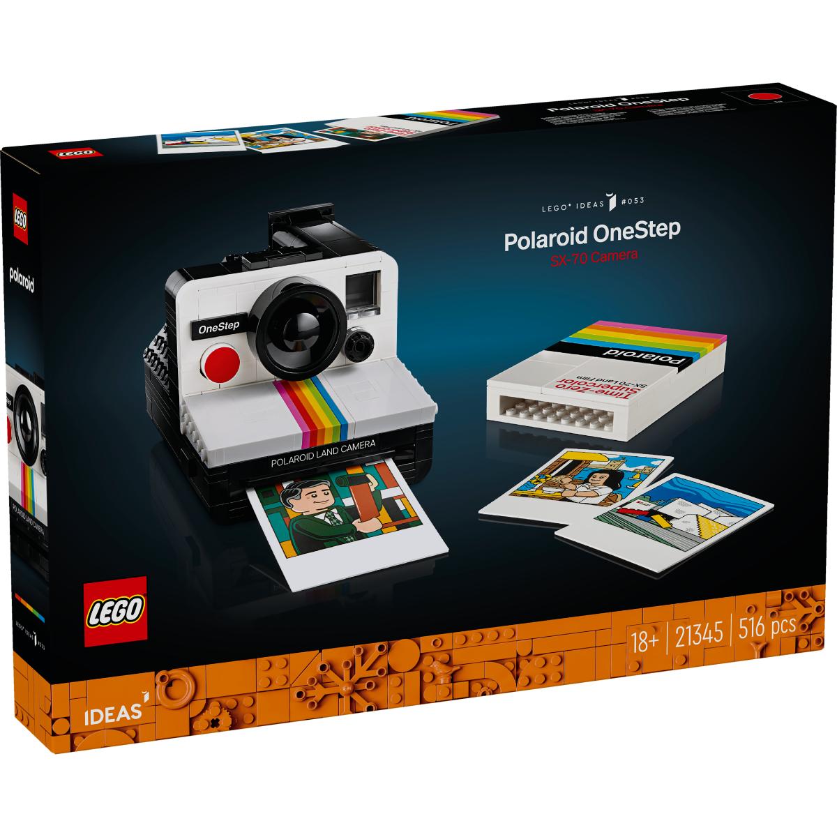 Reducere 20% - LEGO® Ideas - Camera foto Polaroid OneStep SX-70 (21345) 1 LEGO® Ideas - Camera foto Polaroid OneStep SX-70 (21345)