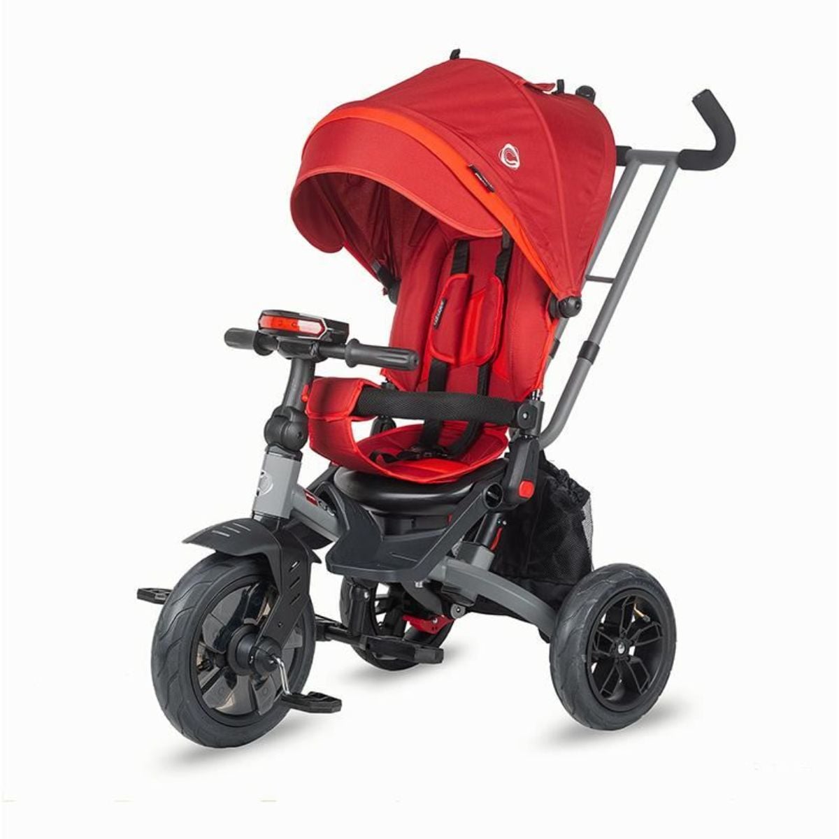 Reducere 38% - Tricicleta multifunctionala Coccolle Pianti, Ruby Red 1 Tricicleta multifunctionala Coccolle Pianti