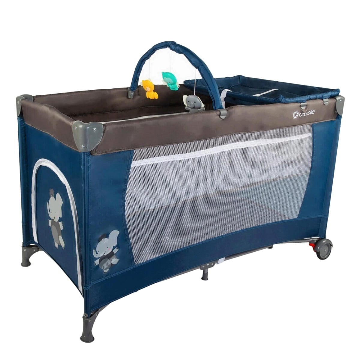 Reducere 28% - Patut pliabil Coccolle Siesta, Albastru 1 Patut pliabil Coccolle Siesta