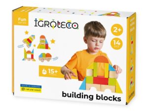 Set blocuri de constructie din lemn
