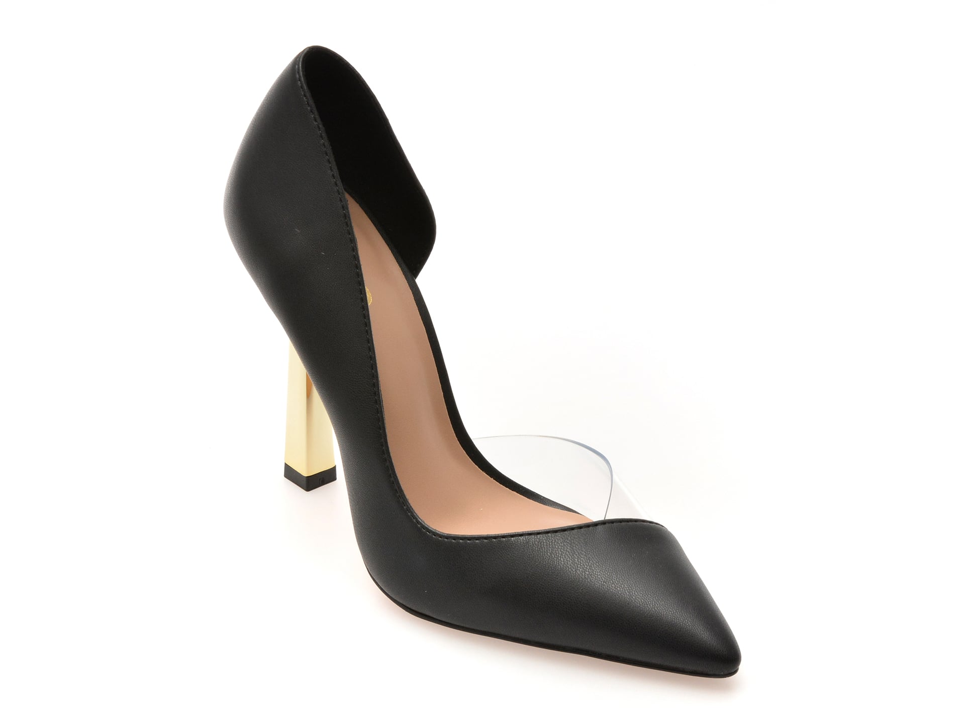 Reducere 55% - Pantofi eleganti ALDO negri, PAISLEY 001, din piele ecologica 1 Pantofi eleganti ALDO negri