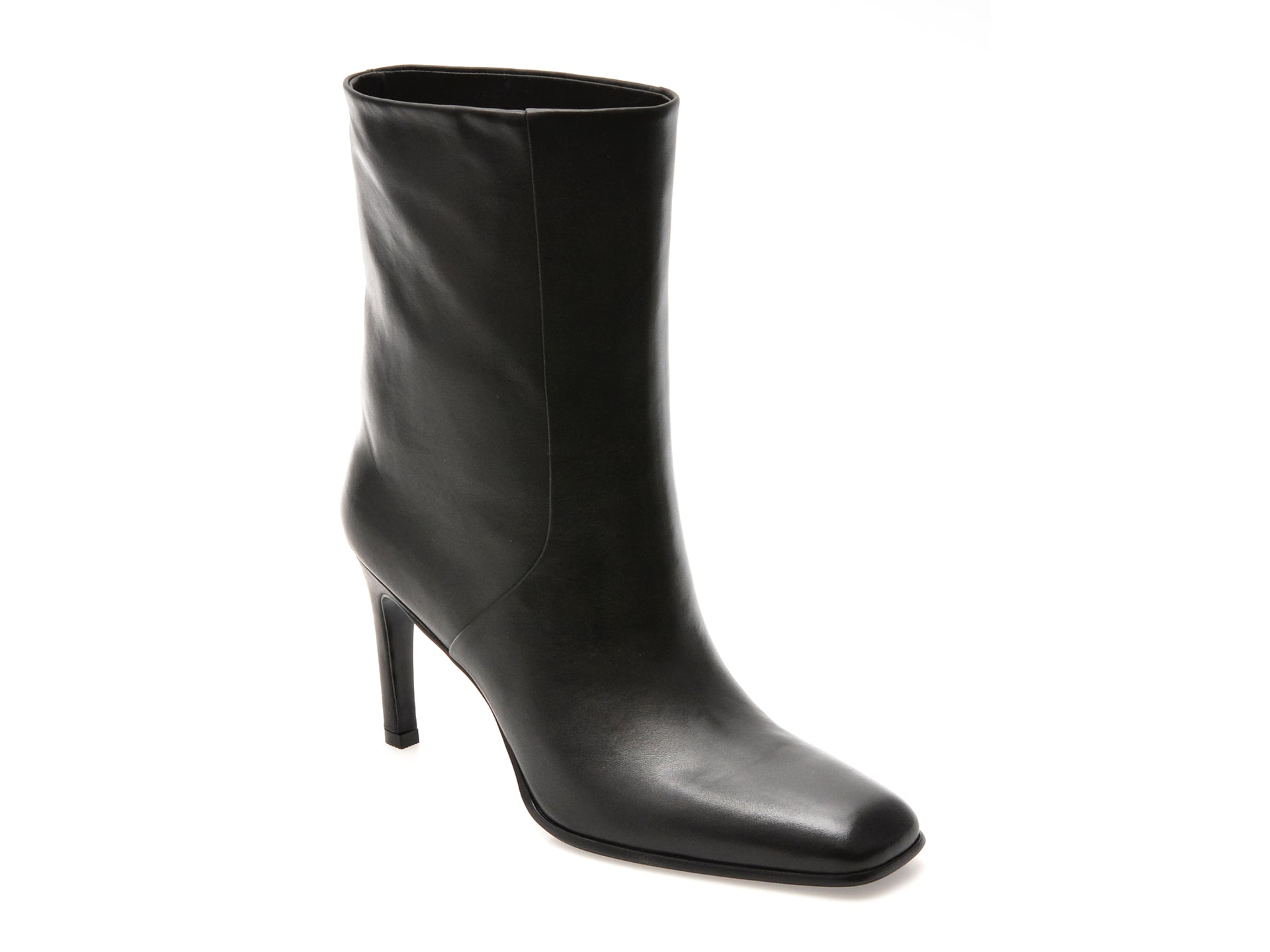 Reducere 78% - Botine elegante EPICA PREMIUM negre, 01474TB, din piele naturala 1 Botine elegante EPICA PREMIUM negre