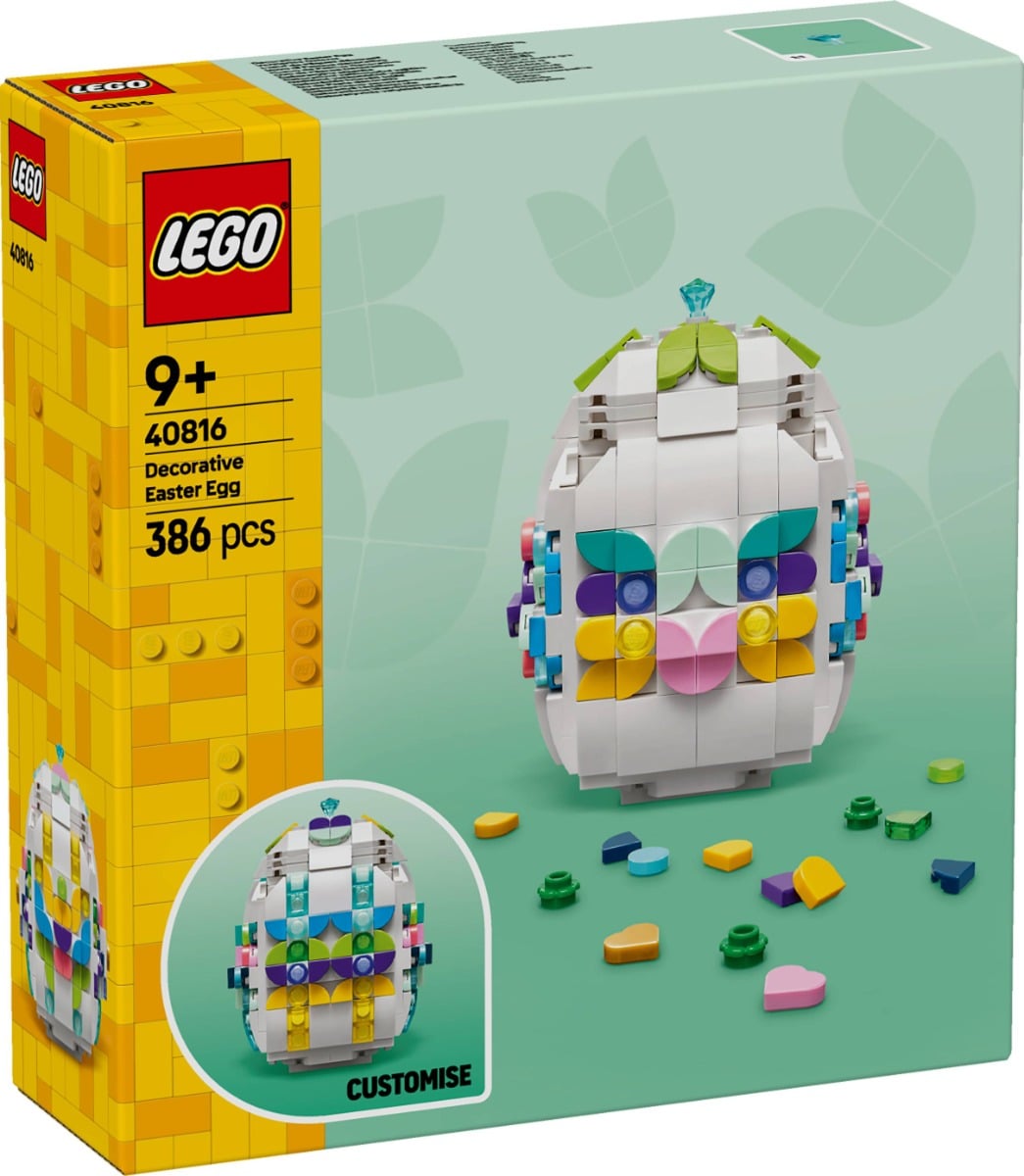 Reducere 20% - LEGO® Iconic - Ou de Paste decorativ (40816) 1 LEGO® Iconic - Ou de Paste decorativ (40816)