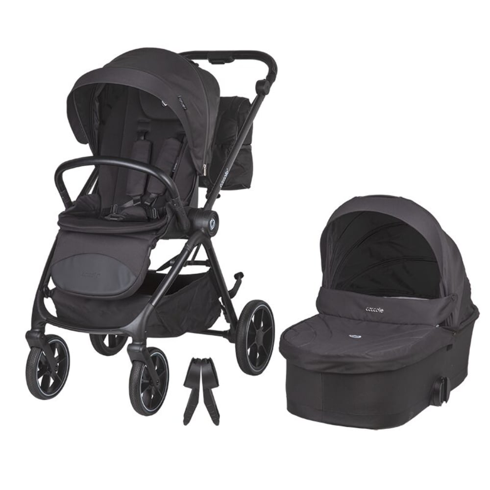 Reducere 30% - Carucior modular 2 in 1, Coccolle Serry, Jet Black 1 Carucior modular 2 in 1