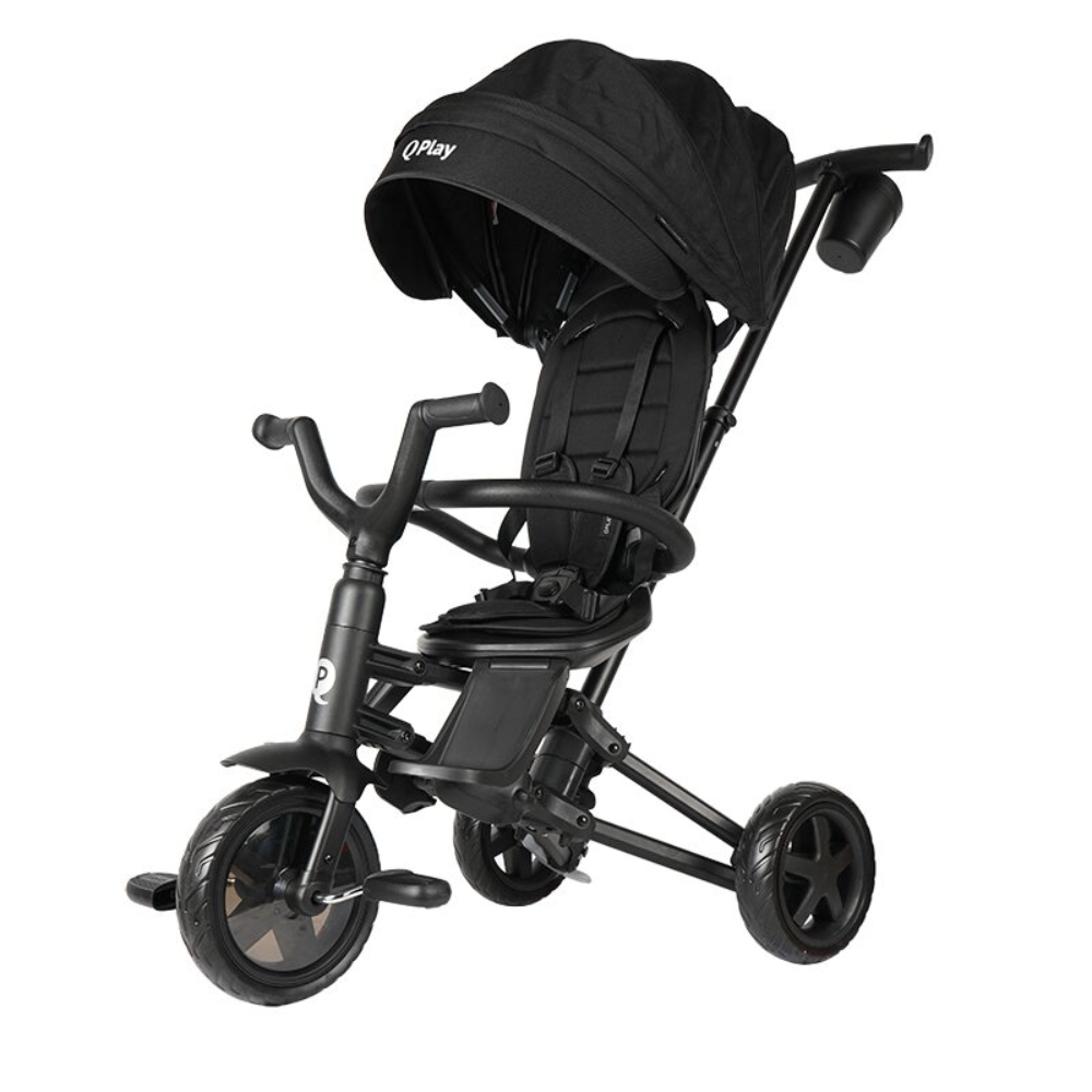 Reducere 33% - Tricicleta ultrapliabila, Qplay Nova Niello, Negru 1 Tricicleta ultrapliabila