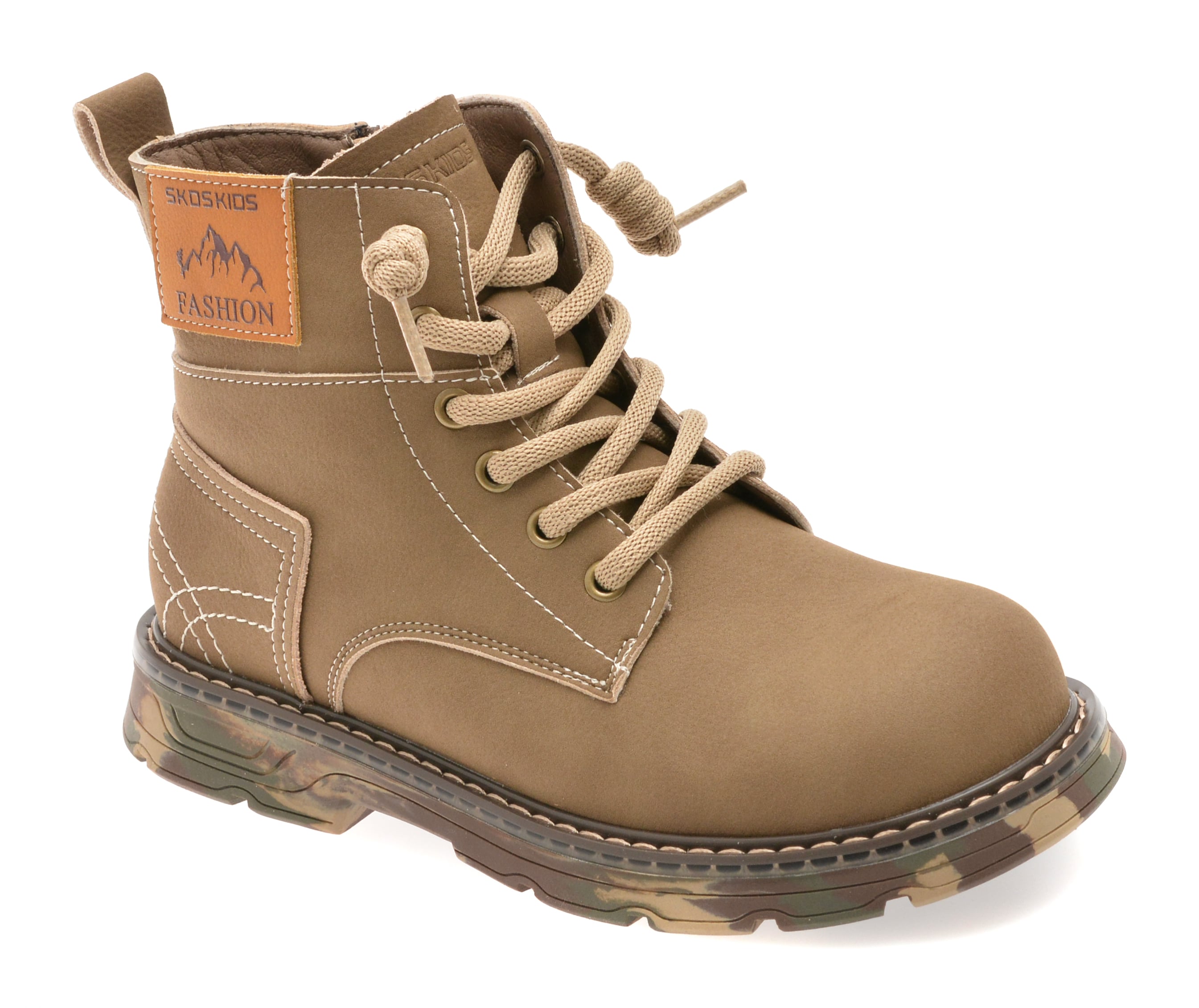 Reducere 77% - Ghete SELECTION KIDS maro, 532203, din piele naturala 1 Ghete SELECTION KIDS maro