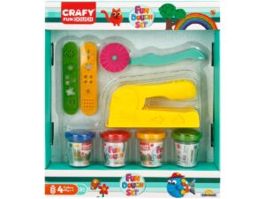 Set de joaca cu 8 piese de design cu plastilina