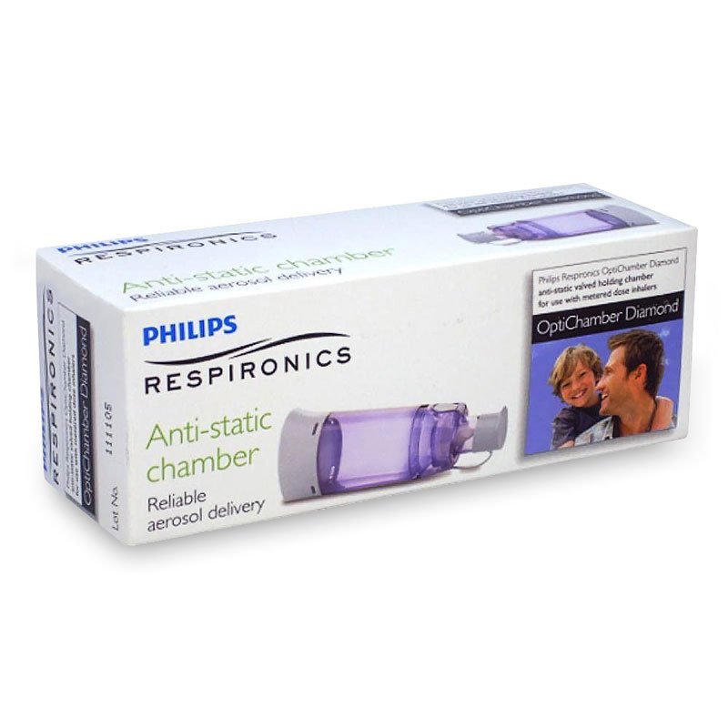 Reducere 60% - Camera de inhalare Optichamber Diamond Philips Respironics fara masca 2 Reducere 60% - Camera de inhalare Optichamber Diamond Philips Respironics fara masca - imagine 2
