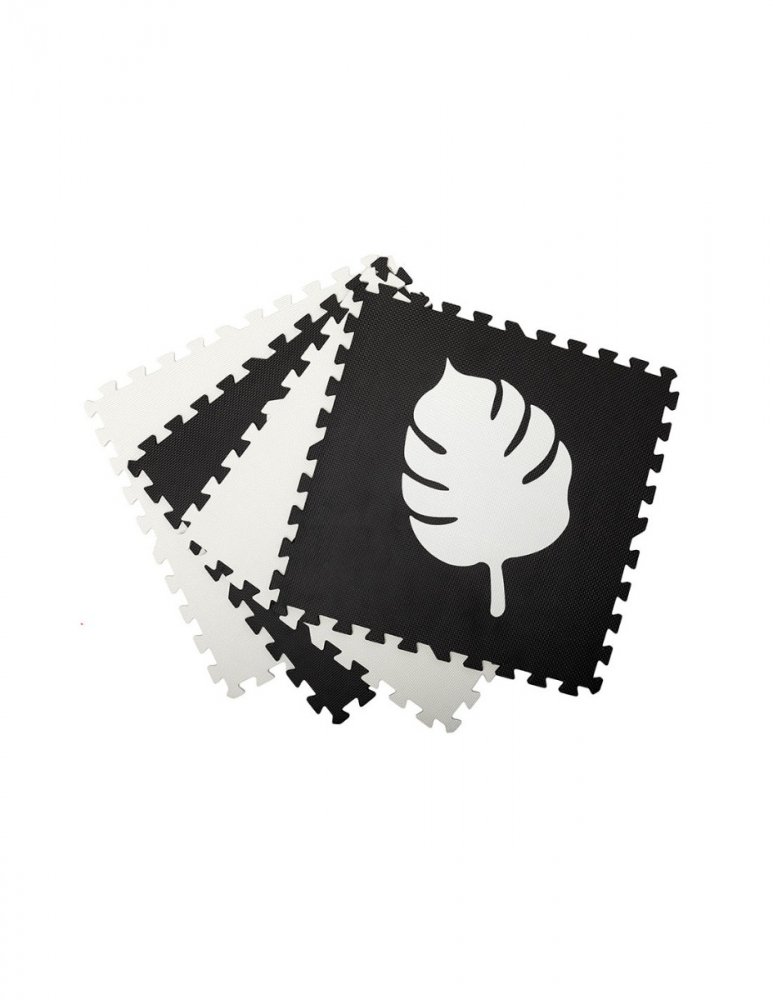 Reducere 65% - Covoras de joaca puzzle Momi Feli 120x120 cm black 1 Covoras de joaca puzzle Momi Feli 120x120 cm black