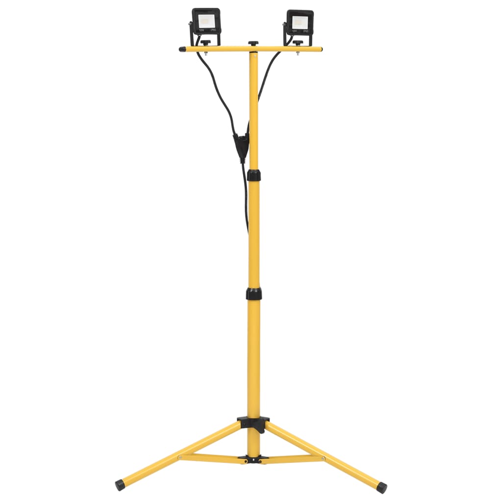 Reducere 74% - Gossi proiector cu led si trepied, 2x10 w, alb cald 1 Gossi proiector cu led si trepied