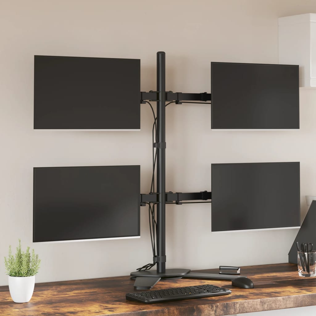 Reducere 68% - Gossi suport de perete pentru monitor vesa 75/100 mm, negru, otel 1 Gossi suport de perete pentru monitor vesa 75/100 mm