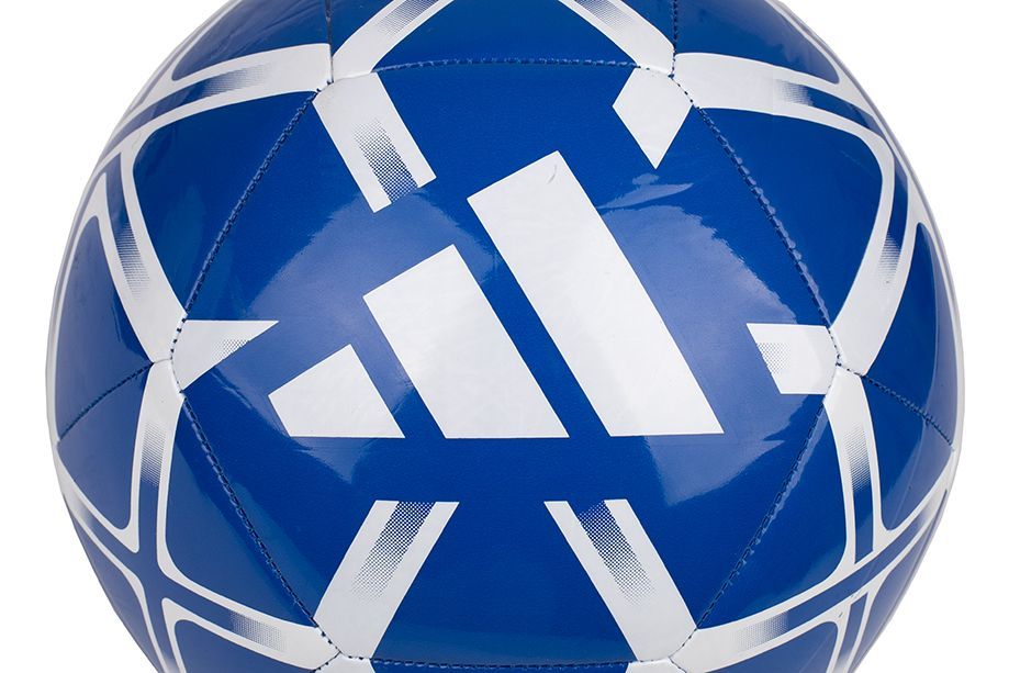 Reducere 63% - Mingie de fotbal Adidas Starlancer albastru cu alb, marimea 5 1 Mingie de fotbal Adidas Starlancer albastru cu alb