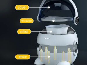 Olita Little Mom Space Potty Yellow cu picioruse cu sistem anti-alunecare