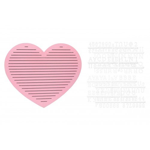 Reducere 63% - Tabla decorativa inimioara cu litere pentru personalizare Pearhead 2 Reducere 63% - Tabla decorativa inimioara cu litere pentru personalizare Pearhead - imagine 2