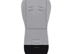 Salteluta pentru carucior PetiteMars reversibila cu doua fete din spuma 86x42 cm gri