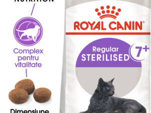hrană uscată pisici sterilizate