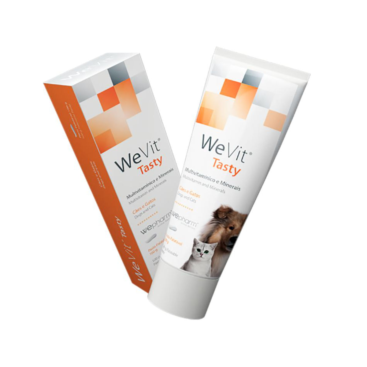 Reducere 37% - WEPHARM WeVit Tasty, supliment multivitamine câini, pastă orală WEPHARM WeVit Tasty, XS-XL, supliment multivitamine câini și pisici, flacon, 100g pastă orală 2 supliment multivitamine câini