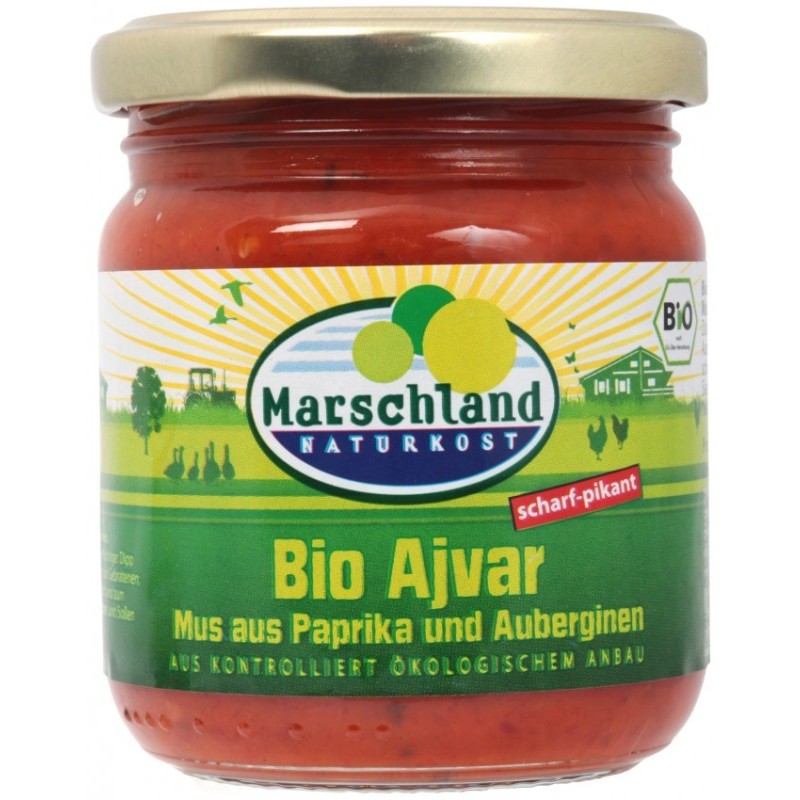 Reducere 14% - Ajvar Bio Picant 200 g, Marschland Naturkost 1 Ajvar Bio Picant 200 g