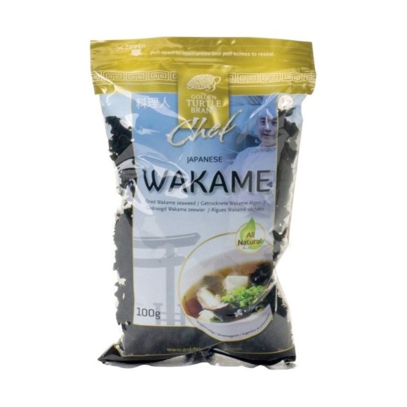 Reducere 14% - Alge Uscate, 100 g, Golden Turtle Wakame 1 Alge Uscate