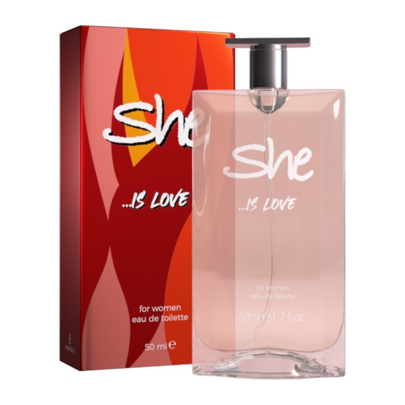 Reducere 14% - Apa de Toaleta She Love, Femei, 50 ml 1 Apa de Toaleta She Love