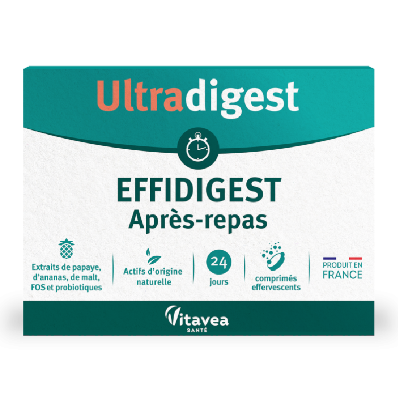 Reducere 40% - Probiotic Apres-Repas Ultradigest, 24 comprimate, Vitavea 1 Probiotic Apres-Repas Ultradigest