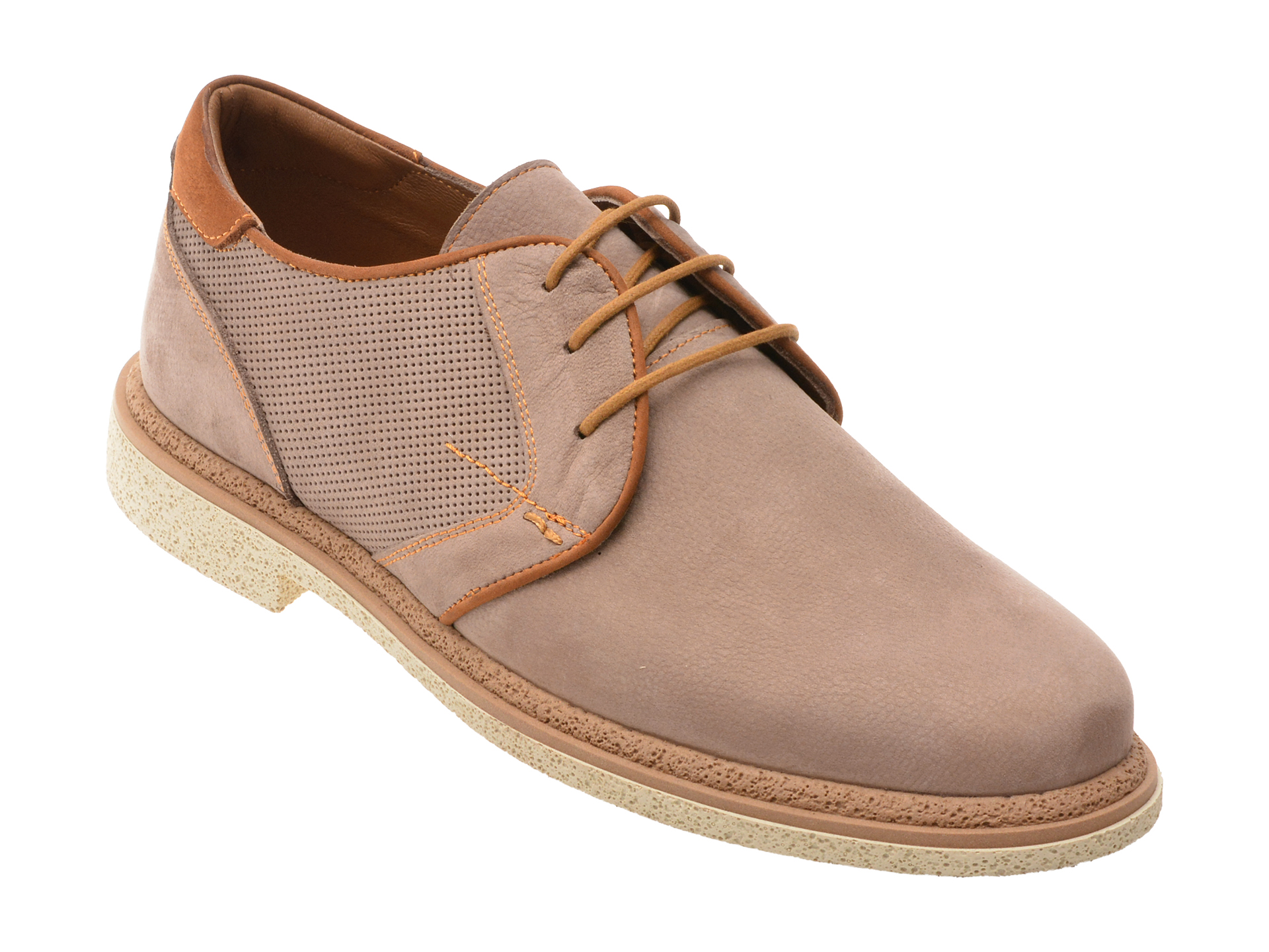 Reducere 60% - Pantofi BITE THE BULLET gri, 6951, din nabuc 1 Pantofi BITE THE BULLET gri