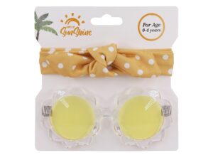 Bentita cu ochelari SUNSHINE galben