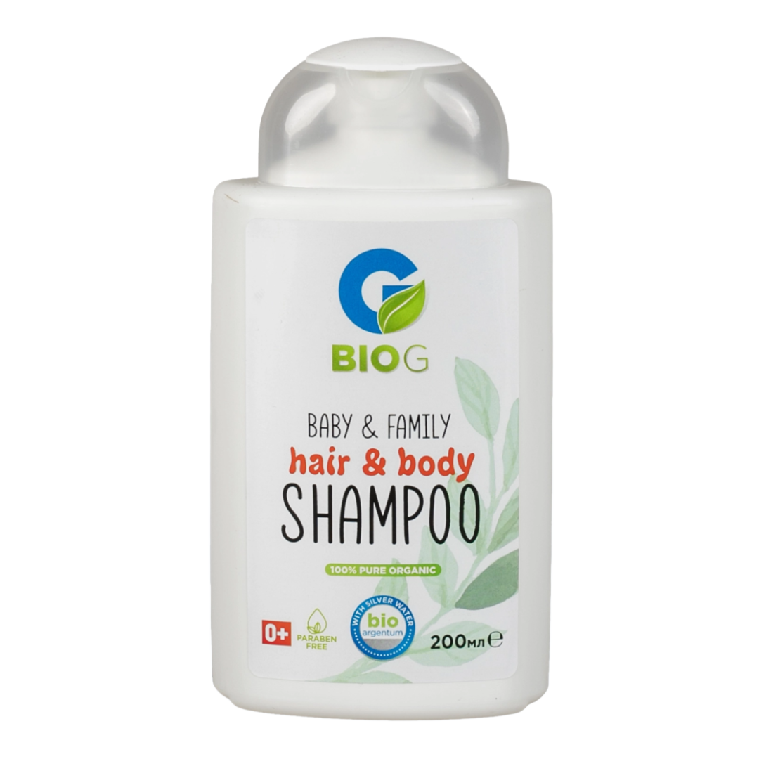 Reducere 30% - Sampon organic pentru par și corp BABY, 200 ml, BIO G 1 Sampon organic pentru par și corp BABY