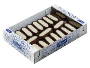 Biscuiti Cacao cu Crema de Cocos si Fulgi Cocos