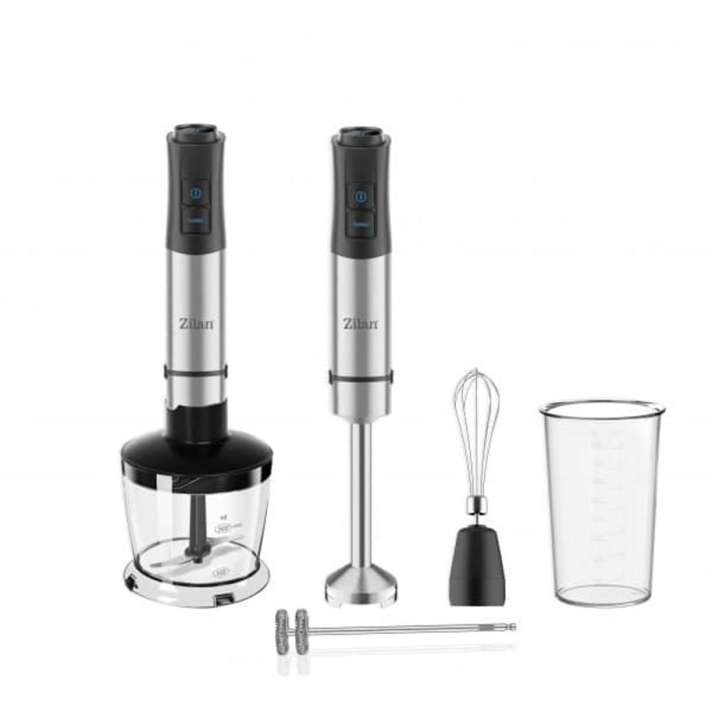 Reducere 14% - Blender 5 in 1, Inox, Functie Turbo, 12 Trepte Viteza, Putere 1200W 1 Blender 5 in 1