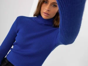 bluza-emily-cornflower-cu-guler-inalt