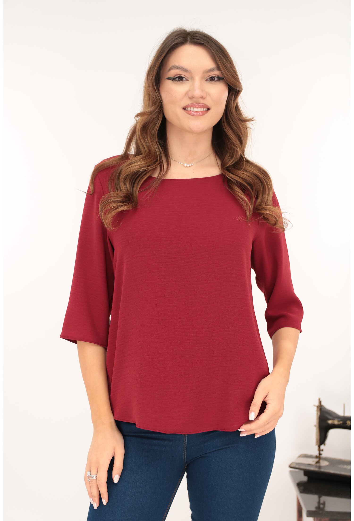 Reducere 50% - Bluza lejera uni grena 1 Bluza lejera uni grena