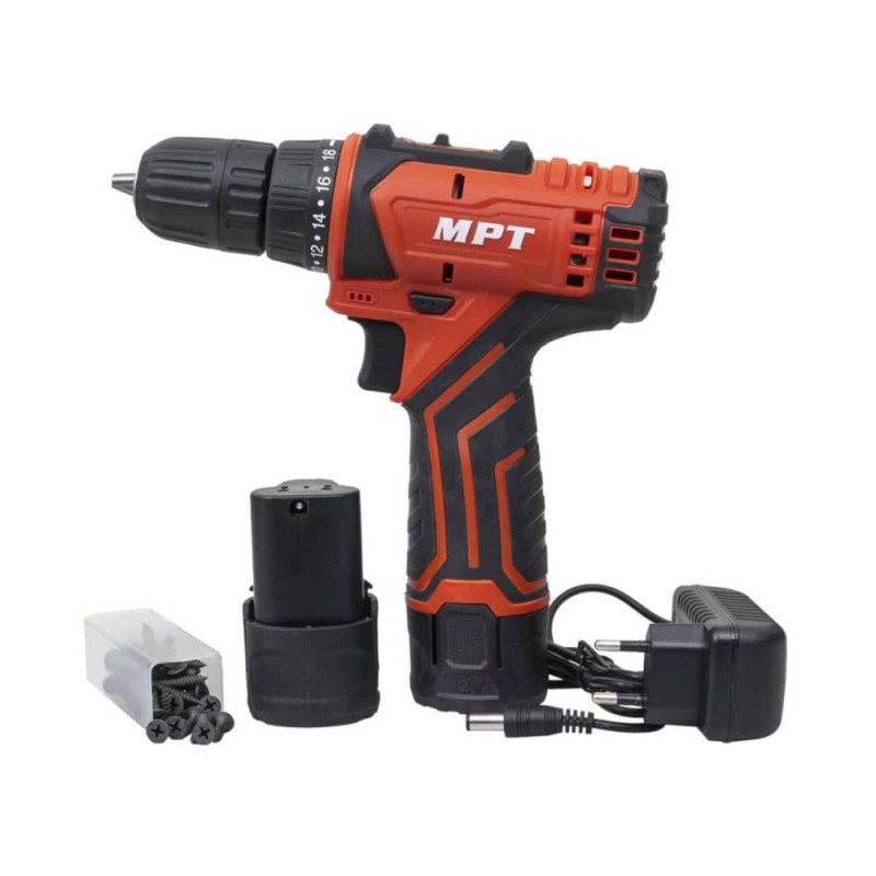 Reducere 14% - Bormasina cu 2 Acumulatori, 1.5Ah, 12V 1 Bormasina cu 2 Acumulatori