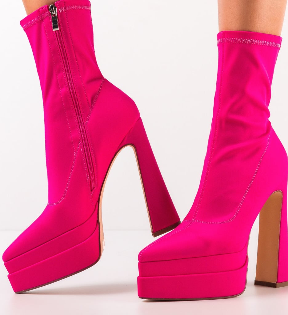 Reducere 67% - Botine dama Grab Roz 1 Botine dama Grab Roz