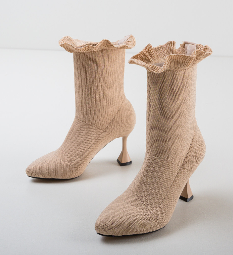 Reducere 66% - Botine Serela Nude 1 Botine Serela Nude