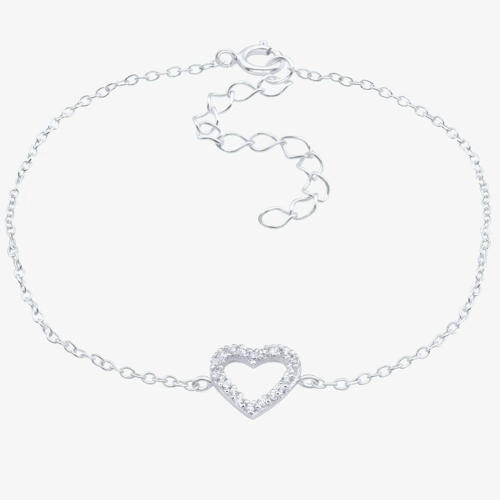 Reducere 13% - Bratara din Argint Simple Heart 1 Bratara din Argint Simple Heart