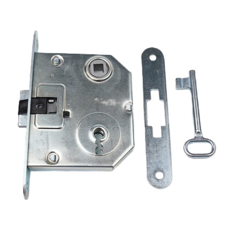 Reducere 14% - Broasca cu Cheie pentru Usi din Lemn, ZA FER-T179, 55x55x20 mm, Culoare Natur 1 Broasca cu Cheie pentru Usi din Lemn