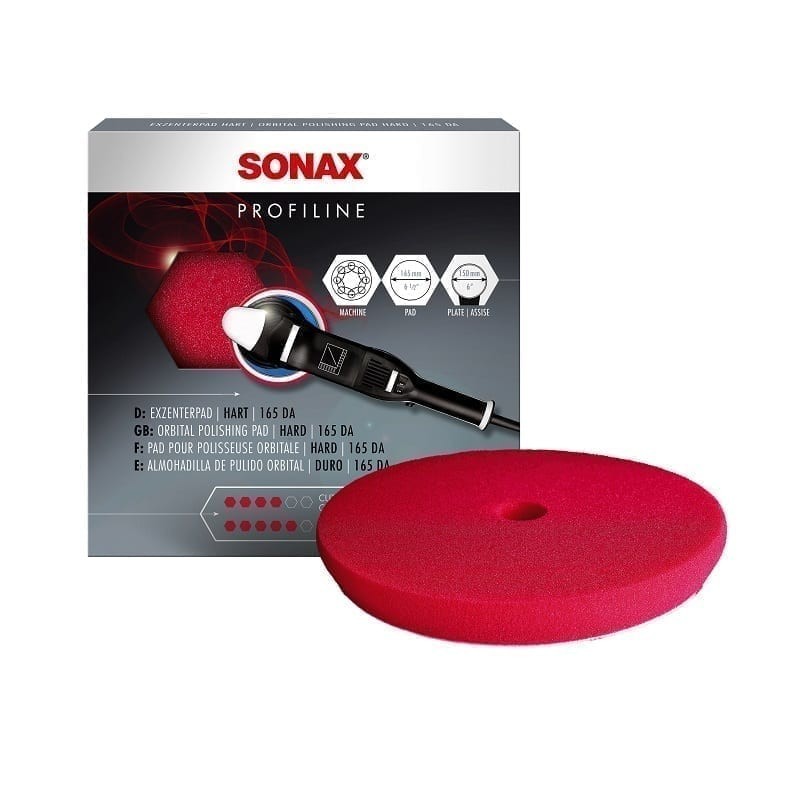 Reducere 14% - Burete Rosu pentru Polish-Abraziv, 165 mm, Sonax 1 Burete Rosu pentru Polish-Abraziv