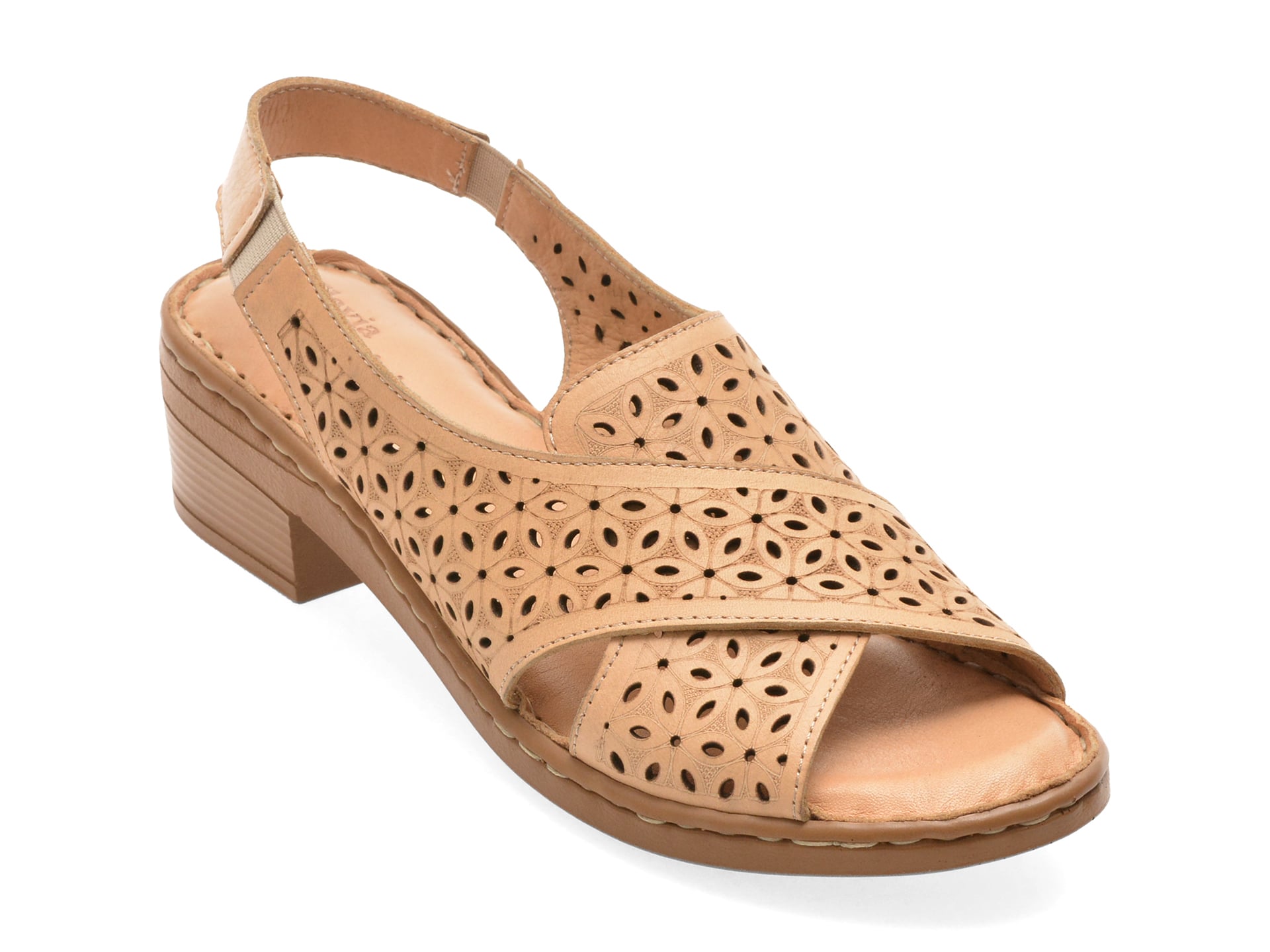 Reducere 32% - Sandale FLAVIA PASSINI nude, K9502, din piele naturala 1 Sandale FLAVIA PASSINI nude
