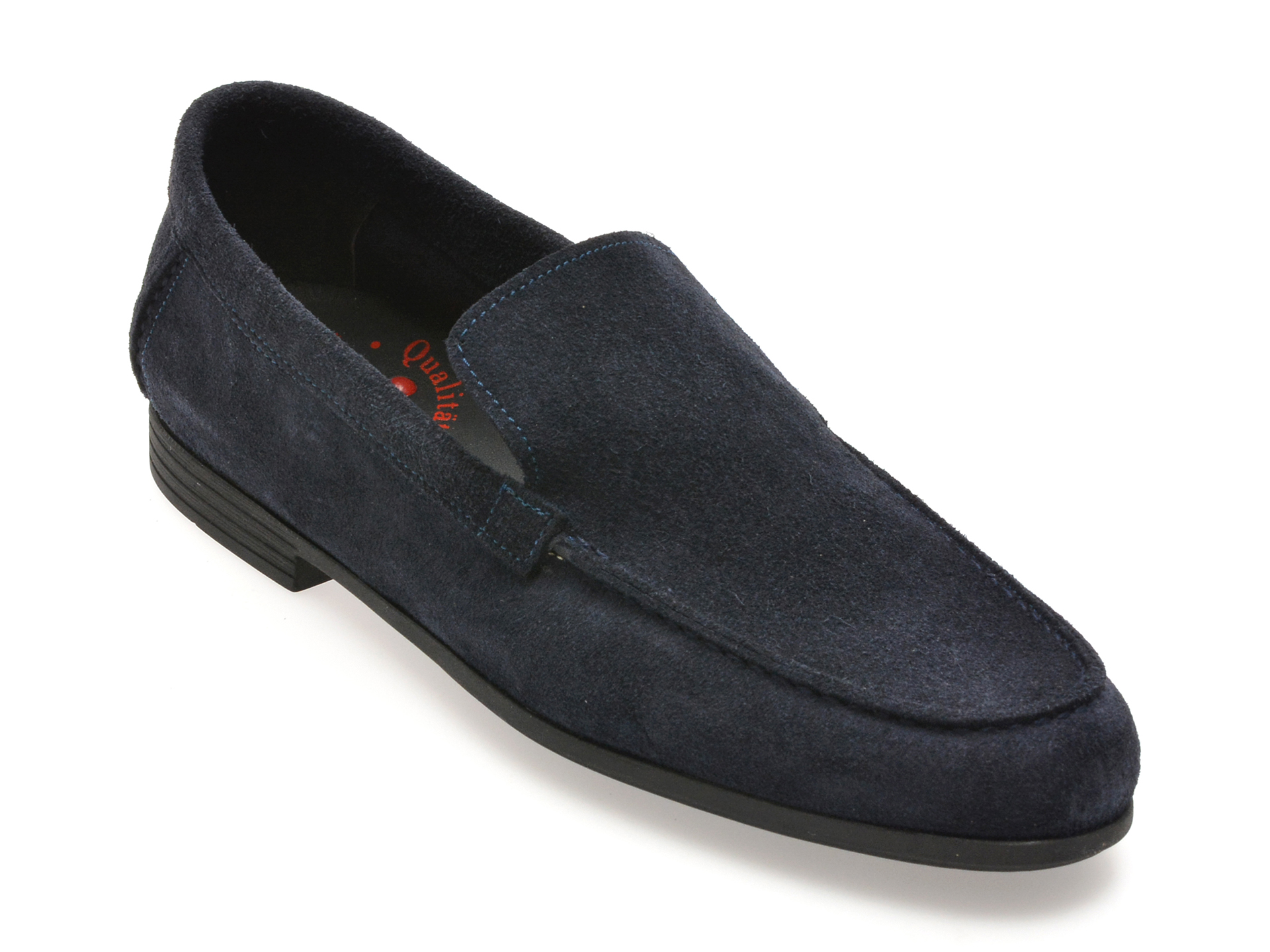 Reducere 60% - Mocasini OTTER bleumarin, 5014, din piele intoarsa 1 Mocasini OTTER bleumarin
