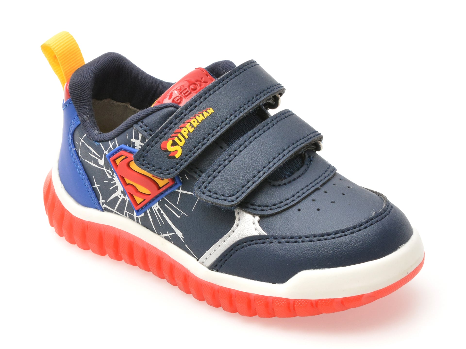 Reducere 63% - Pantofi sport GEOX bleumarin, B565ZB, din piele ecologica 1 Pantofi sport GEOX bleumarin
