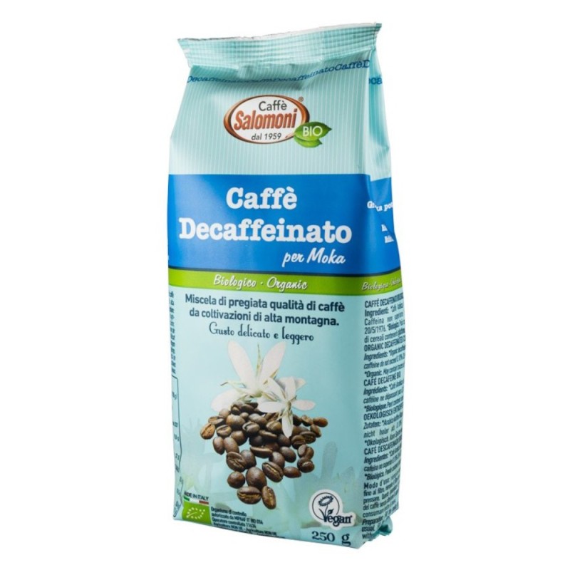 Reducere 14% - Cafea Bio Decofeinizata Salomoni, 250 g 1 Cafea Bio Decofeinizata Salomoni