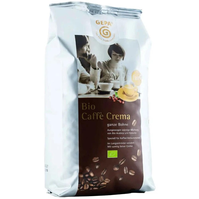 Reducere 14% - Cafea Boabe Crema, Gepa, Bio, 1000 g 1 Cafea Boabe Crema