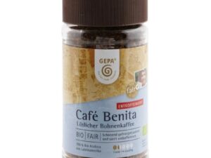 Cafea Solubila Benita Decofeinizata Bio si Fairtrade