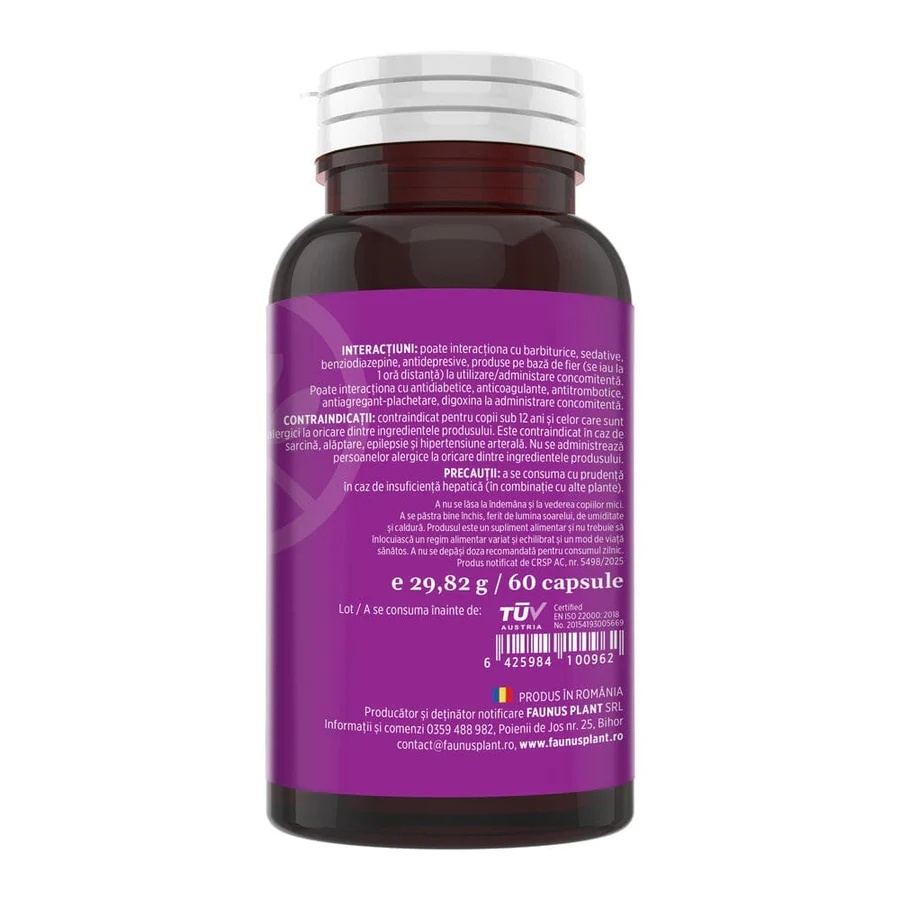 Reducere 36% - Calmenor Noapte – Formulă naturală cu plante, vitamine și melatonină pentru somn odihnitor și confort în menopauză. Flacon 60 capsule 2 vitamine și melatonină pentru somn odihnitor și confort în menopauză. Flacon 60 capsule