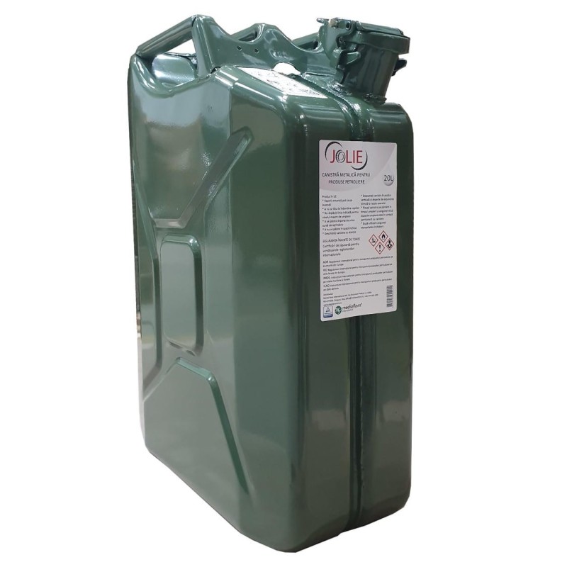 Reducere 14% - Canistra pentru Produse Petroliere din Metal, 20 l, Jolie 1 Canistra pentru Produse Petroliere din Metal